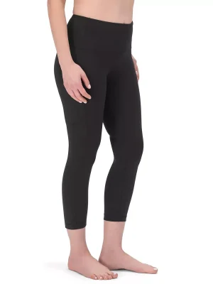 ROCKY High Waisted Yoga Leggings, 22" inseam - CAPRI, Workout Running Activewear Tummy Control Leggings for Women
