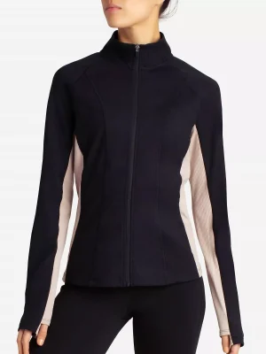 Women's Full-Zip Colorblocked Yoga Jacket