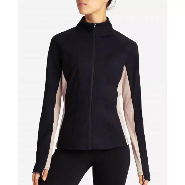 Women's Full-Zip Colorblocked Yoga Jacket