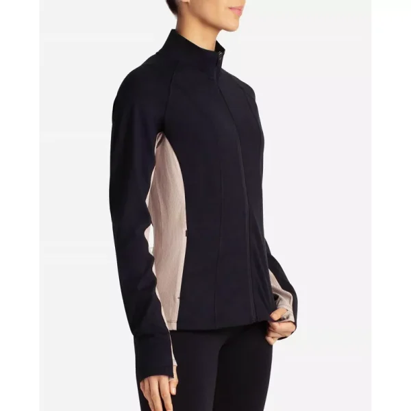 Women's Full-Zip Colorblocked Yoga Jacket