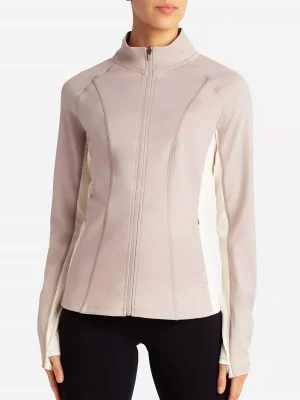 Women's Full-Zip Colorblocked Yoga Jacket