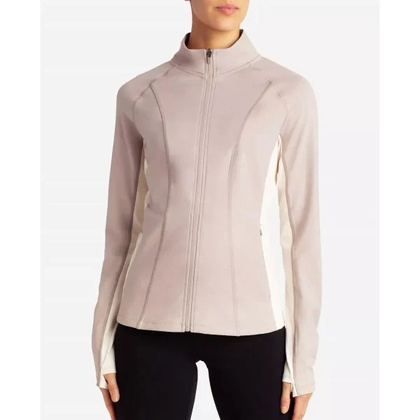 Women's Full-Zip Colorblocked Yoga Jacket