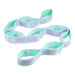 Unique Bargains Highly Elastic 9-Loops Yoga Stretching Band Exercise 1 Pc