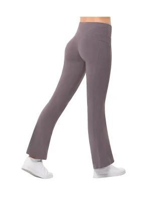 Women's High Waisted Workout Leggings with Zipper Pockets Athletic Yoga Pants Lounge Casual