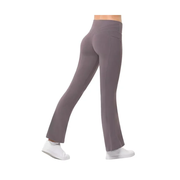 Women's High Waisted Workout Leggings with Zipper Pockets Athletic Yoga Pants Lounge Casual