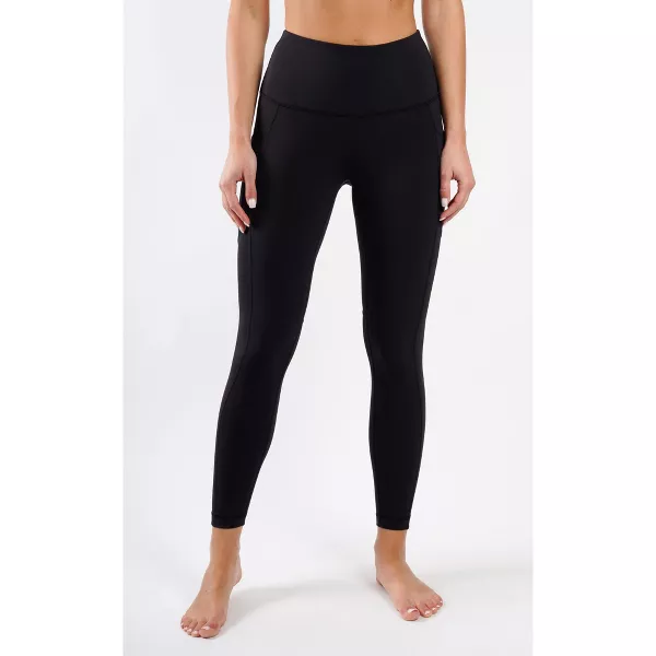 90 Degree by Reflex Womens Interlink High Waist Ankle Legging with Back Curved Yoke